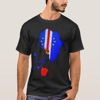 Camiseta Camisas gráficas de Cabo Verde Kriola