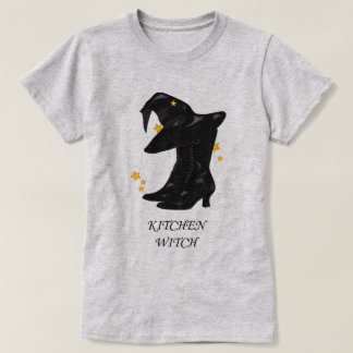 Camiseta Camisas grises básicas de Halloween Brujas