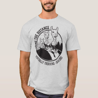 Camiseta Camisas grises de los hombres de caminatas virtual