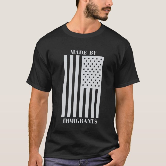 Camiseta Camisas hechas por inmigrantes (Anverso)