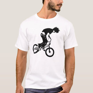Camiseta Camisas/Hoodie de color negro del piloto BMX