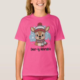 Camiseta Camisas infantiles adorables para Navidades