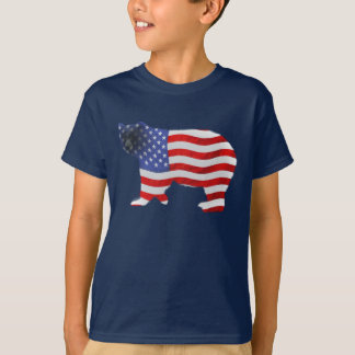 Camiseta Camisas infantiles al estilo estadounidense con FL