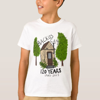 Camiseta Camisas infantiles Campamento Backus