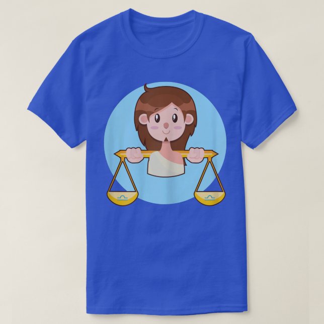 Camiseta Camisas Libra Zodiac Horoscope Astrología 6 (Diseño del anverso)