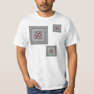 Camiseta Camisas ligeras alternas para hombres geométricos