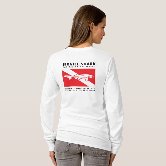 Camiseta Camisas ligeras de la bandera de inmersión (Reverso completo)