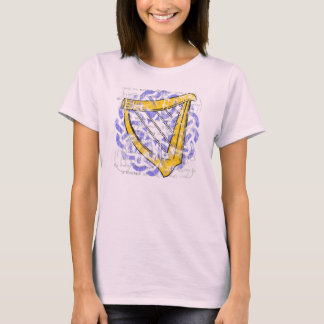 Camiseta Camisas ligeras de las mujeres de Harp de Irlanda