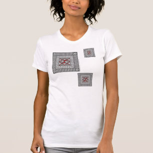 Camiseta Camisas ligeras de las mujeres geométricas alterna