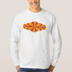 Camiseta Camisas ligeras de los hombres Naranjas de la ilus