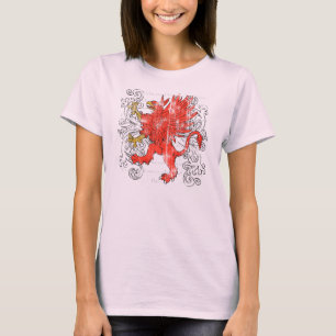 Camiseta Camisas ligeras de mujeres de Griffin Rojo