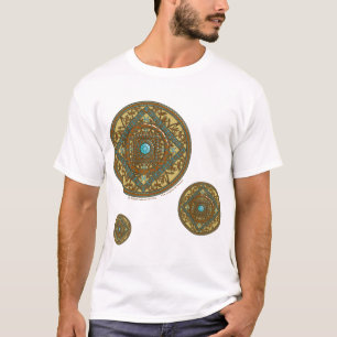 Camiseta Camisas ligeras masculinas de Pisces Mandala