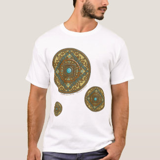 Camiseta Camisas ligeras masculinas de Pisces Mandala