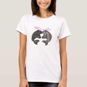 Camiseta Camisas Manatee de Florida para mujeres
