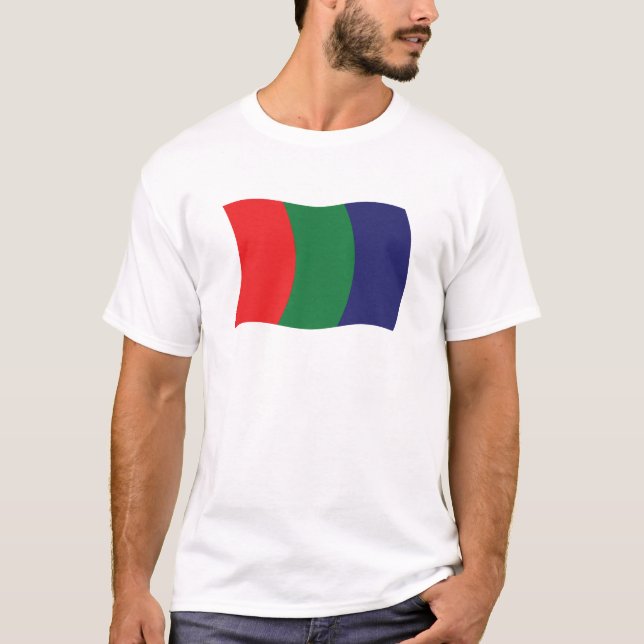 Camiseta Camisas Mars Flag (Anverso)