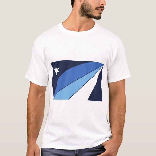 Camiseta Camisas masculinas con bandera de Columbia, Caroli (Anverso)
