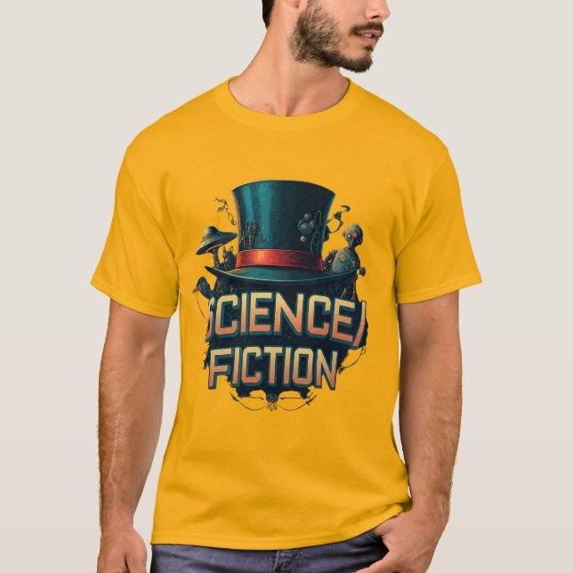 Camiseta Camisas masculinas de ciencia/ficción (Anverso)