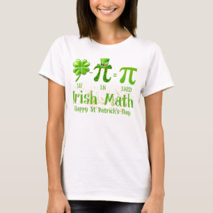 Camiseta Camisas matemáticas irlandesas de Pi Day, profesor