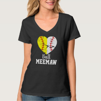 Camiseta Camisas Meemaw de Softbol y Béisbol
