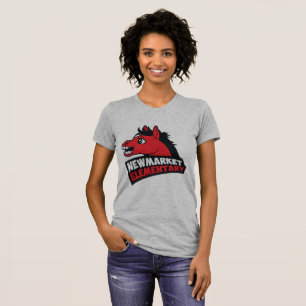 Camiseta Camisas mini mulas grises de mujeres