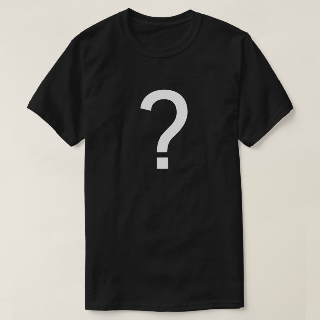 Camiseta Camisas misteriosas - signo de interrogación Class (Diseño del anverso)