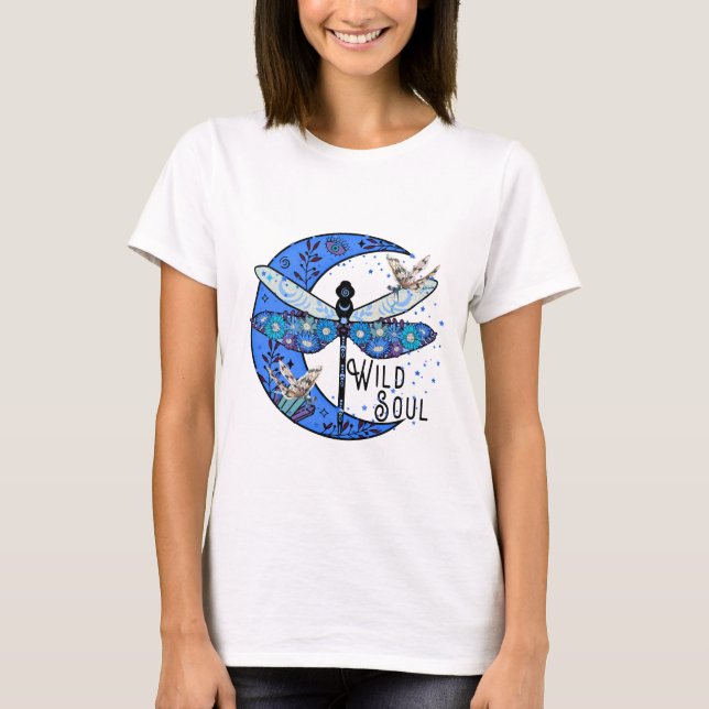 Camiseta Camisas místicas de té lunar para mujeres (Anverso)