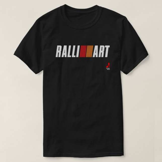 Camiseta Camisas Mitsubishi Ralliart Classic (Diseño del anverso)