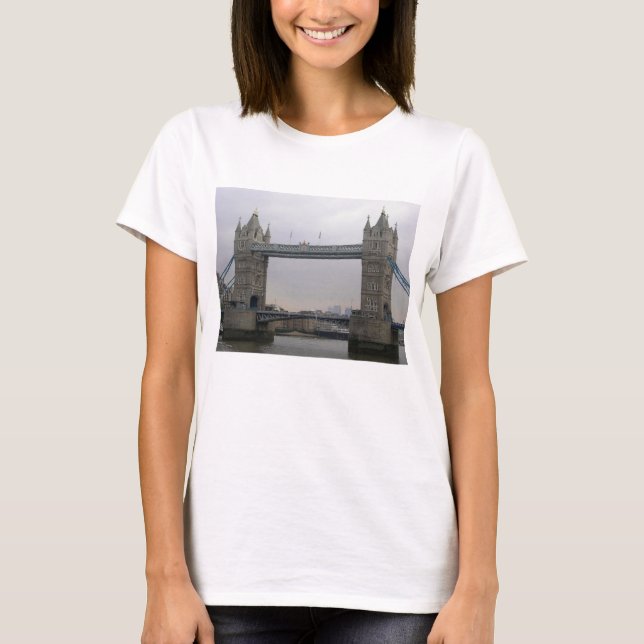 Camiseta Camisas mujeres con puente de torre sobre el Támes (Anverso)