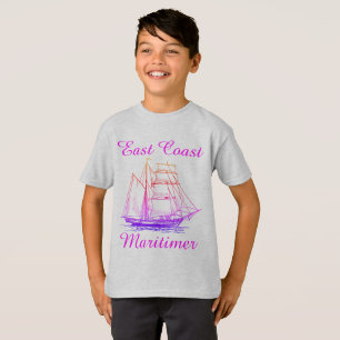 Camiseta Camisas náuticas de la costa este de Maritimer