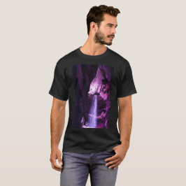 Camiseta Camisas negras de Violet Waterfall masculino