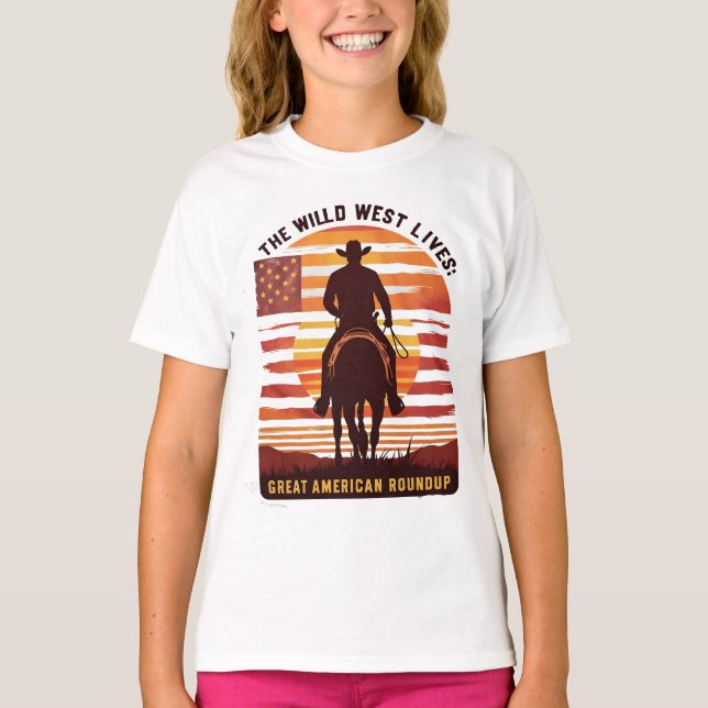 Camiseta Camisas occidentales hombres, camisas occidentales (Anverso)