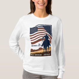 Camiseta Camisas occidentales hombres, camisas occidentales