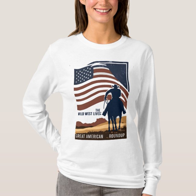 Camiseta Camisas occidentales hombres, camisas occidentales (Anverso)