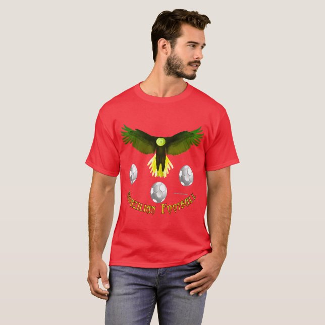 Camiseta Camisas oscuras de los hombres del águila del fútb (Anverso completo)
