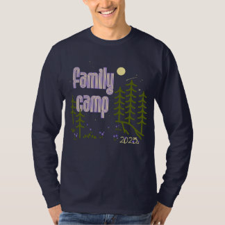 Camiseta Camisas para adultos de manga larga Campamento fam