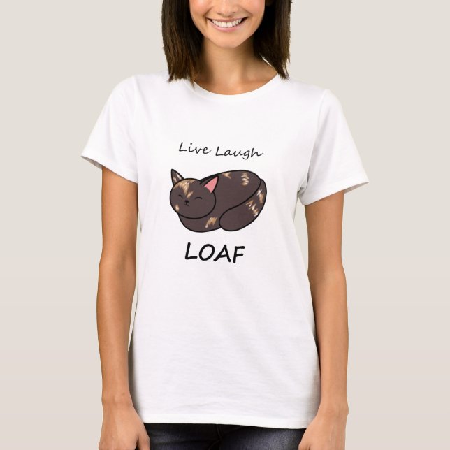 Camiseta Camisas para gato de Loaf Tortie (Anverso)
