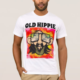 CAMISETA CAMISAS PARA HOMBRES CUMPLEAÑOS HIPPIE VIEJO