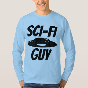 CAMISETA CAMISAS PARA HOMBRES DE CIENCIA FICCIÓN CHICO SCI-