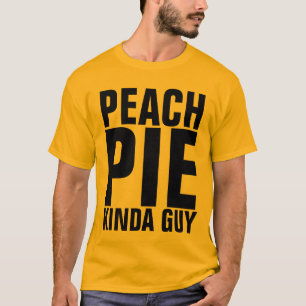 CAMISETA CAMISAS PARA HOMBRES DE TARTA DE MELÓCOTON