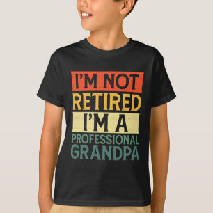 Camiseta Camisas Para Hombres Famosos Día Abuelo Retirado 1