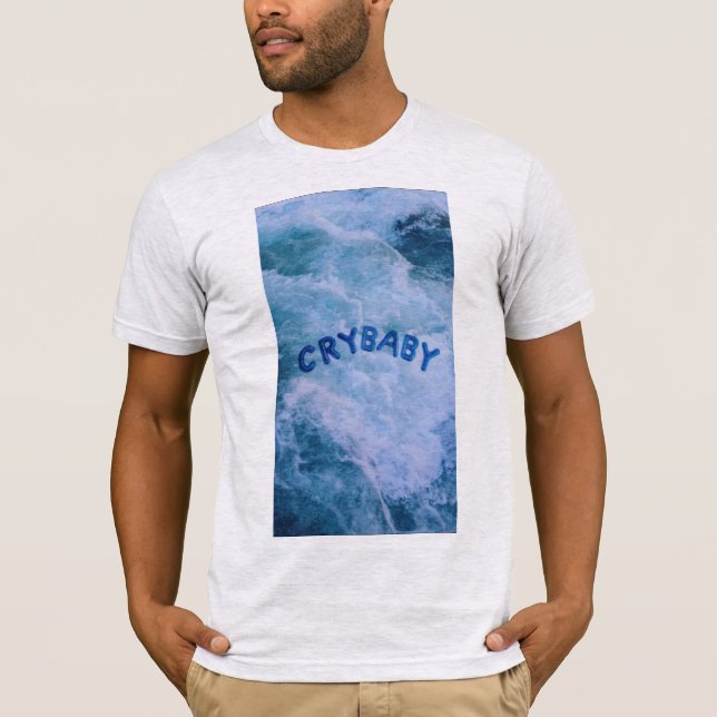 Camiseta Camisas Para Hombres: Las olas nunca mueren (Anverso)