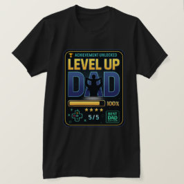 Camiseta Camisas para juegos de papá de nivel | Logro desbl