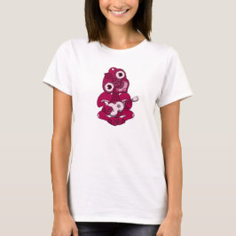 Camiseta Camisas para la Ukulele PINK Hei Tiki