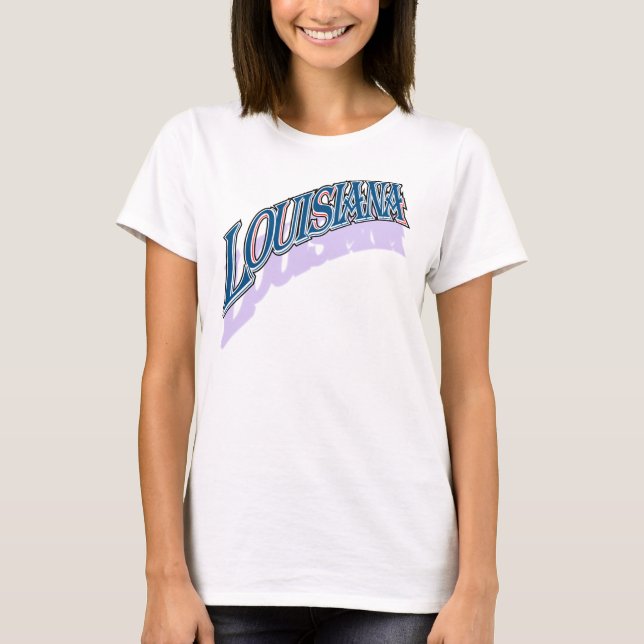 Camiseta Camisas para los bluecaps de Louisiana (Anverso)