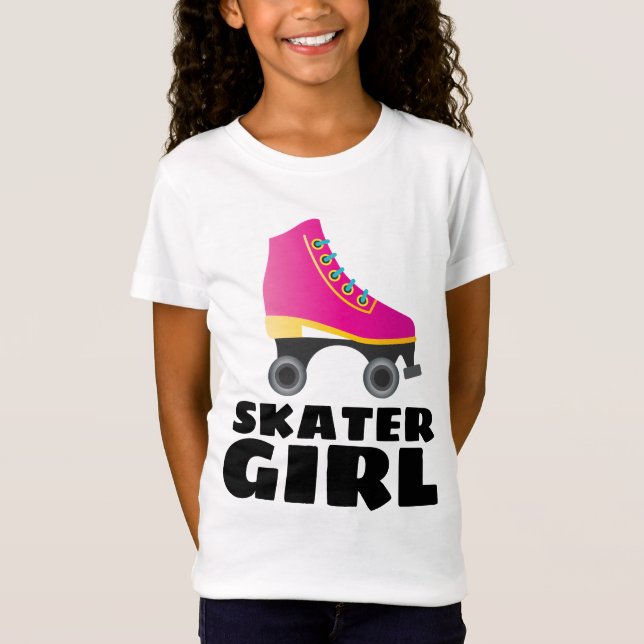 CAMISETA CAMISAS PARA NIÑAS SKATER (Anverso)
