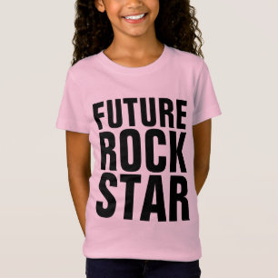CAMISETA CAMISAS PARA NIÑOS FUTURAS ESTRELLAS DE ROCK