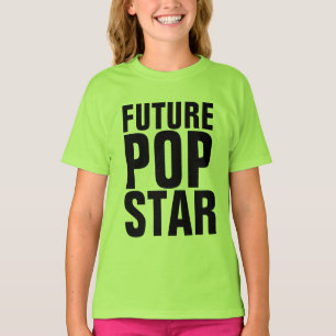 CAMISETA CAMISAS PARA NIÑOS FUTURAS ESTRELLAS DEL POP