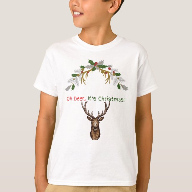 Camiseta Camisas para niños navidades (Anverso)
