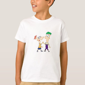 Camiseta Camisas para niños Personalizados de Phineas y Fer