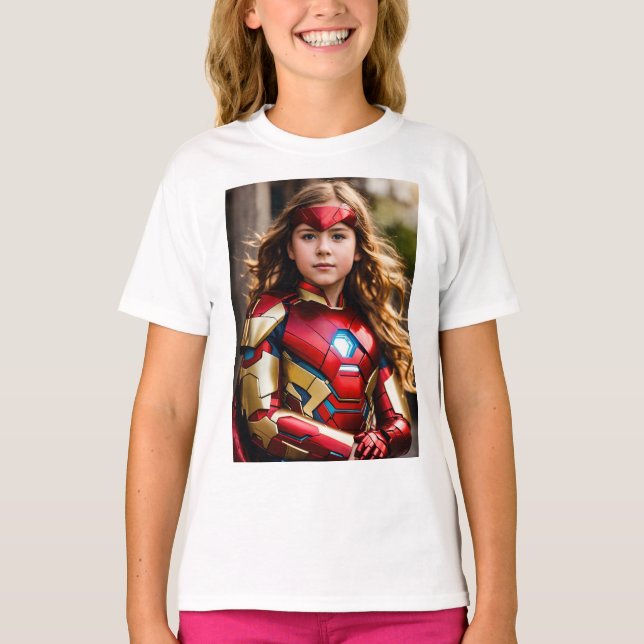 Camiseta Camisas para niños superhéroes (Anverso)